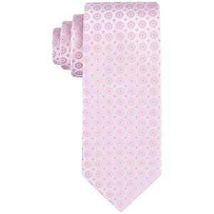 Calvin Klein Men's Hex-Dot Medallion Tie Pink OS B4HP